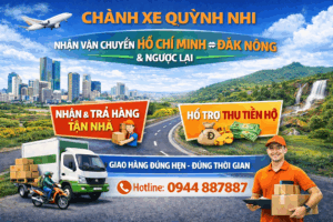 Chành xe Hồ Chí Minh Đak Nông uy tính, chất lượng giá rẻ