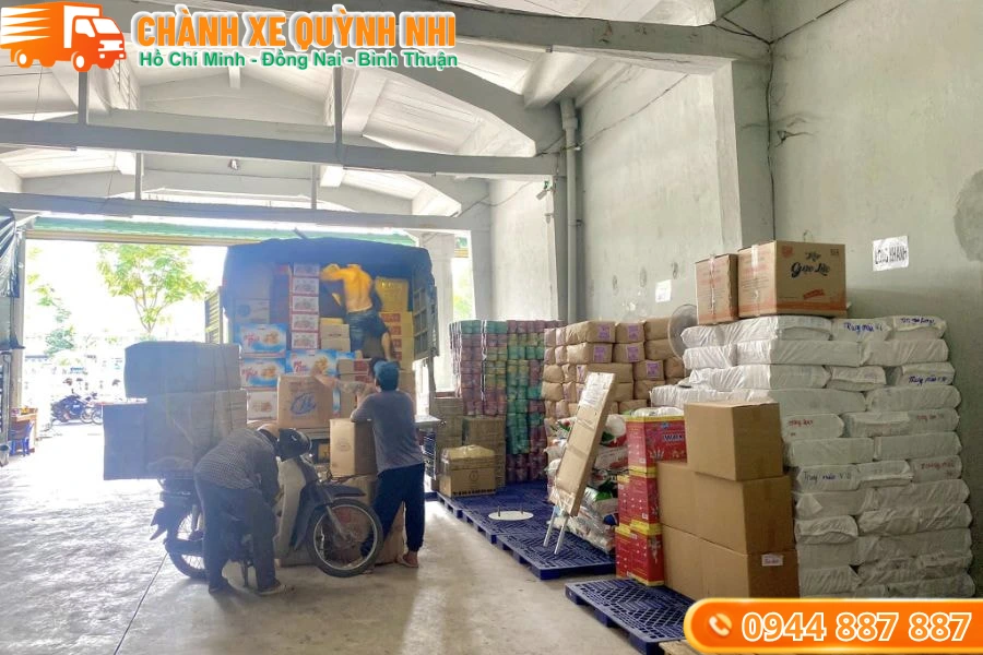 Gửi hàng đơn giản tại Chành xe Quỳnh Nhi