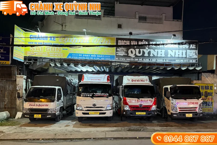 Chành xe Quỳnh Nhi - Đối tác vận chuyển hàng hóa đáng tin cậy