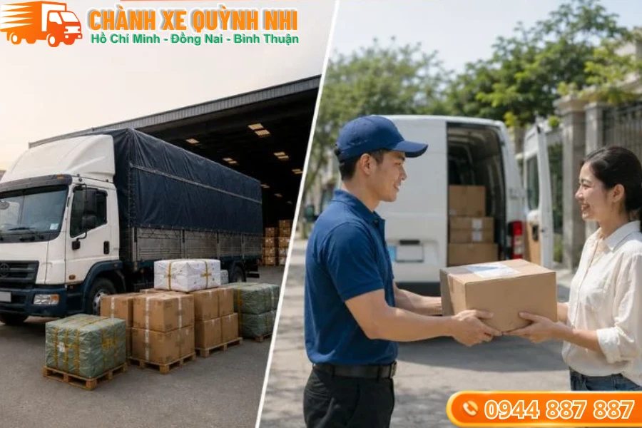 Dịch vụ chành xe về Bình Thuận hỗ trợ giao nhận hàng hóa thuận tiện